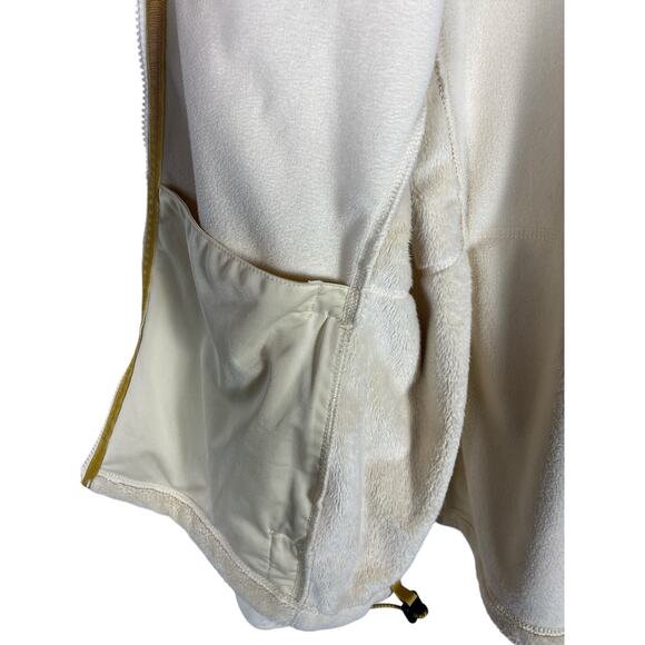 Womens L.L. Bean sherpa White full zip sweater size Large - Picture 7 of 7